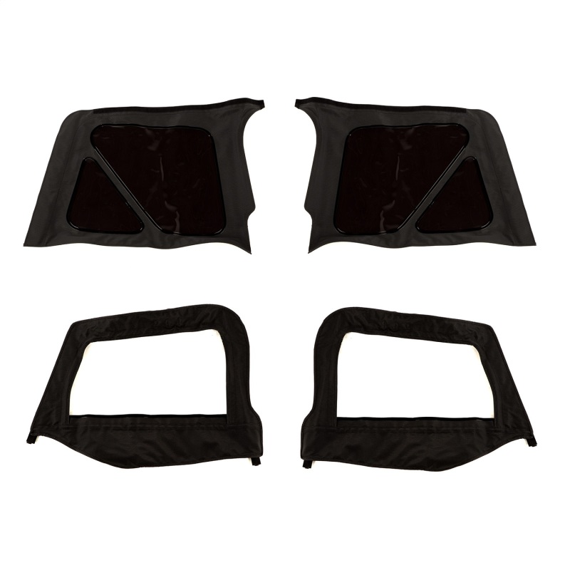 Jeep Wrangler Soft Top - Rugged Ridge - Montana S-Top with Tinted Windows and Door Skins - Black Diamond - `97-`06